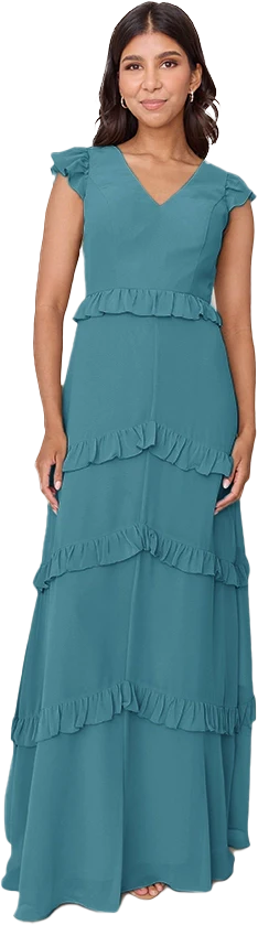 Amelia Chiffon Dress | Made To Order - Image 111