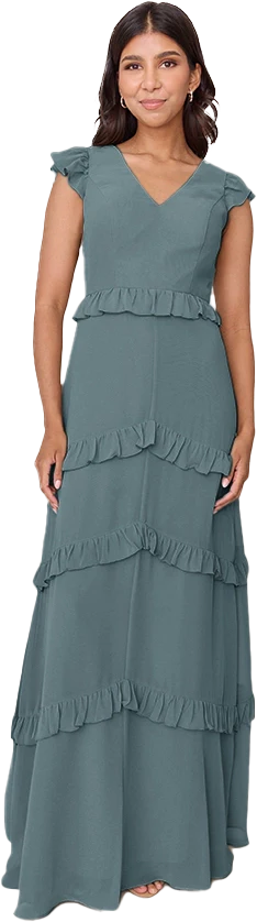 Amelia Chiffon Dress | Made To Order - Image 115