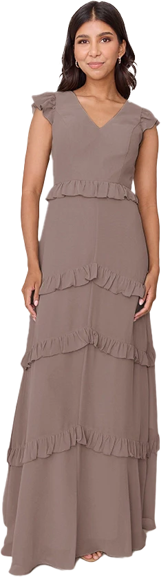 Amelia Chiffon Dress | Made To Order - Image 119