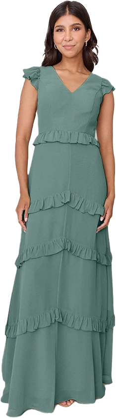 Amelia Chiffon Dress | Made To Order - Image 135