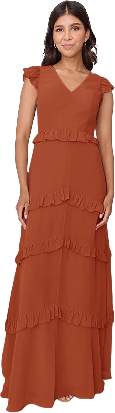 Amelia Chiffon Dress | Made To Order - Image 139