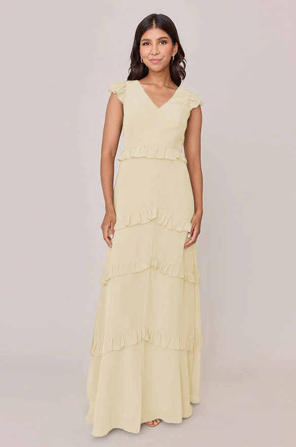 Amelia Chiffon Dress | Made To Order - Image 149