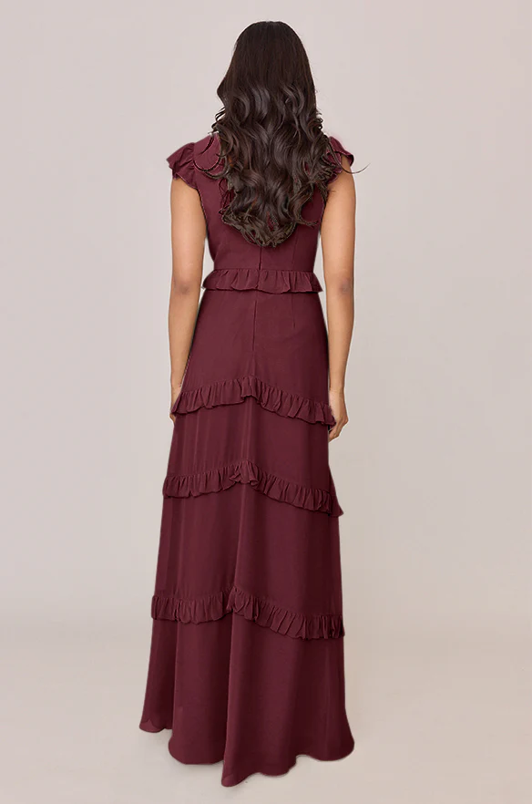 Amelia Chiffon Dress | Made To Order - Image 18