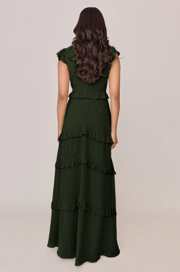 Amelia Chiffon Dress | Made To Order - Image 26