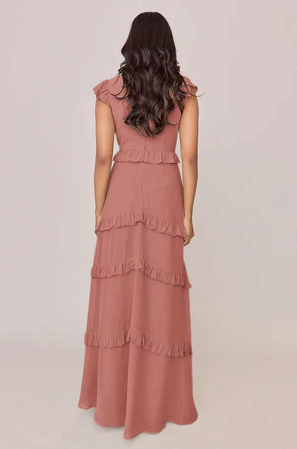 Amelia Chiffon Dress | Made To Order - Image 30