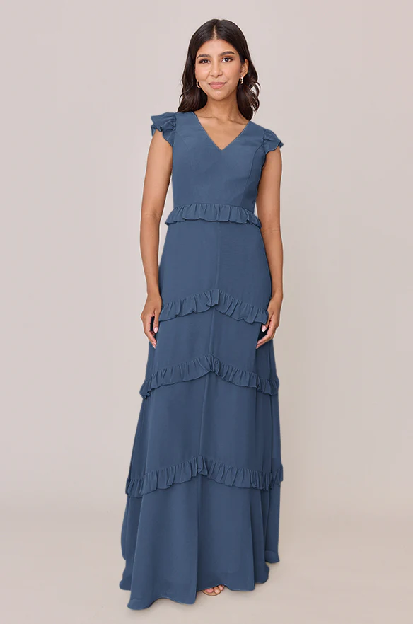 Amelia Chiffon Dress | Made To Order - Image 31