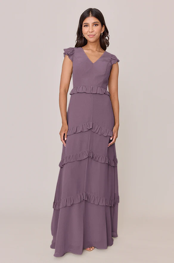 Amelia Chiffon Dress | Made To Order - Image 33