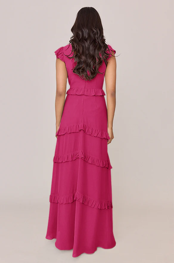 Amelia Chiffon Dress | Made To Order - Image 42