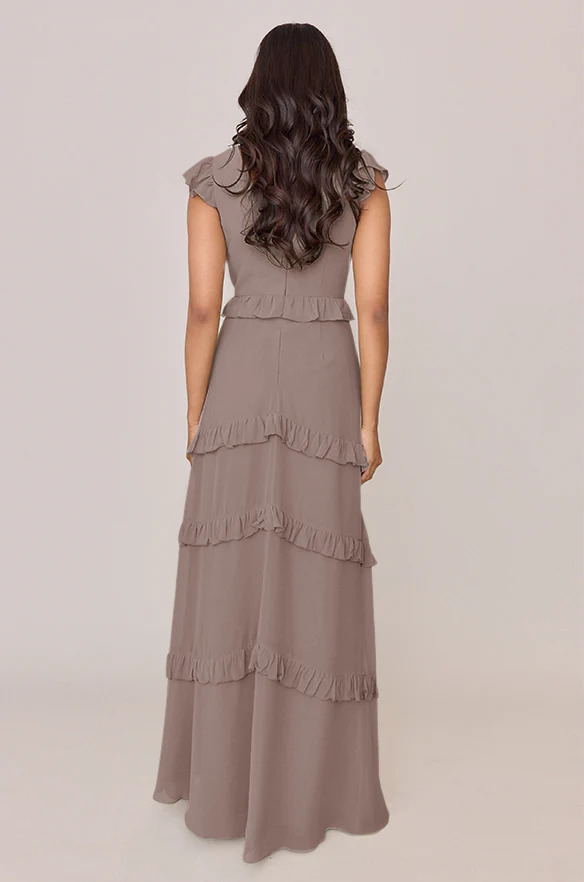 Amelia Chiffon Dress | Made To Order - Image 44