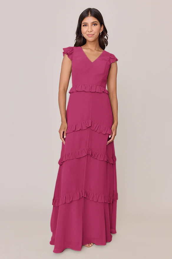 Amelia Chiffon Dress | Made To Order - Image 51