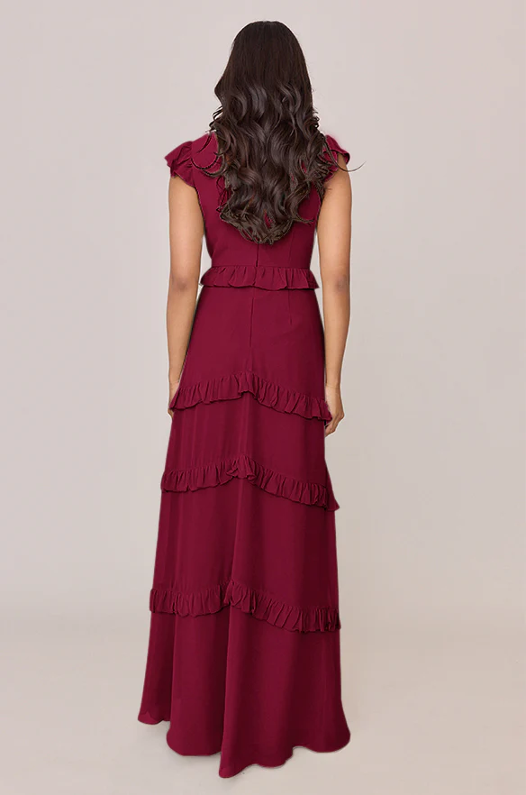 Amelia Chiffon Dress | Made To Order - Image 54