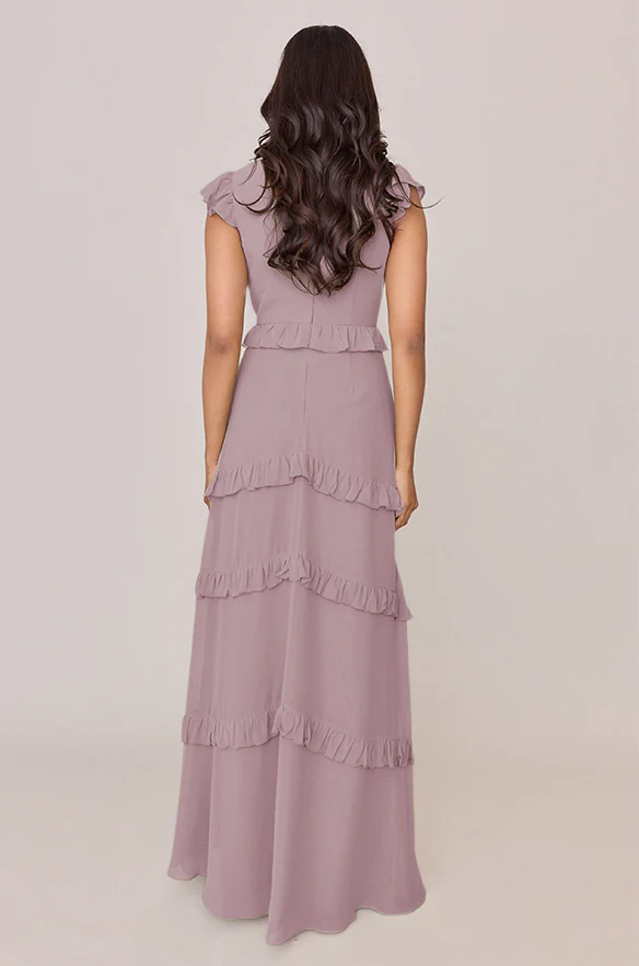 Amelia Chiffon Dress | Made To Order - Image 56
