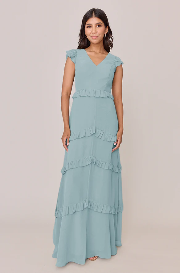 Amelia Chiffon Dress | Made To Order - Image 65