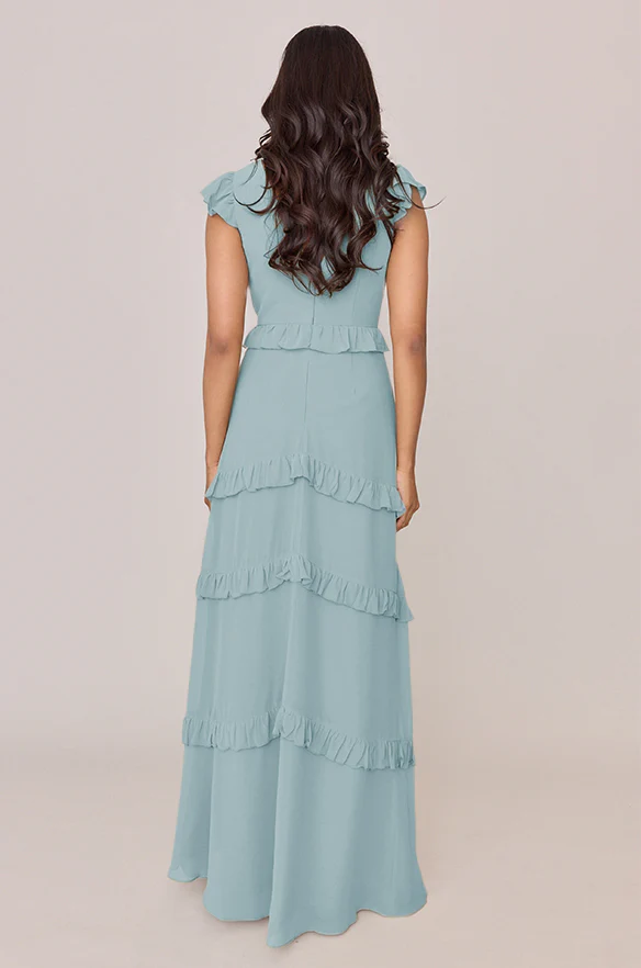 Amelia Chiffon Dress | Made To Order - Image 66