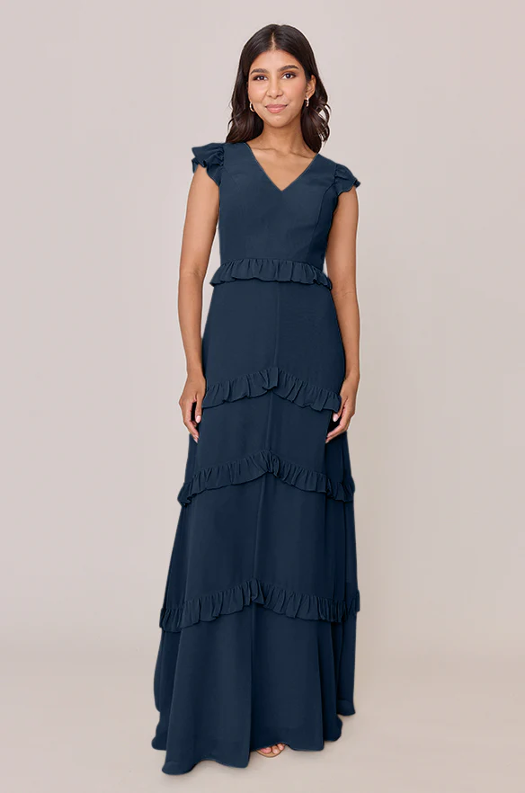 Amelia Chiffon Dress | Made To Order - Image 67