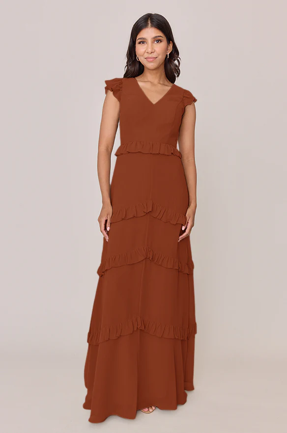 Amelia Chiffon Dress | Made To Order - Image 79