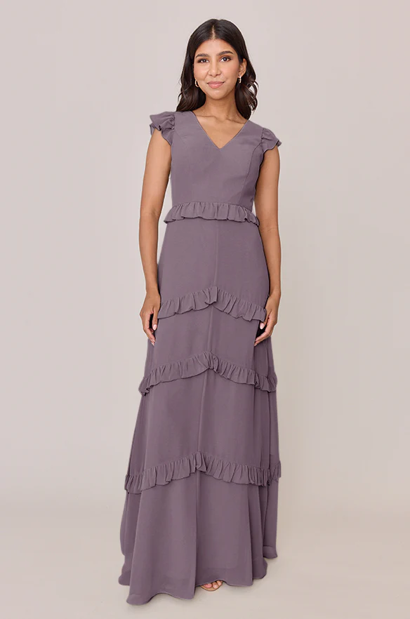 Amelia Chiffon Dress | Made To Order - Image 93