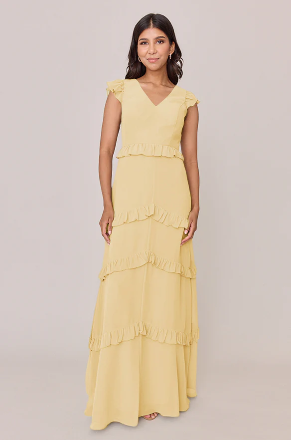 Amelia Chiffon Dress | Made To Order - Image 95