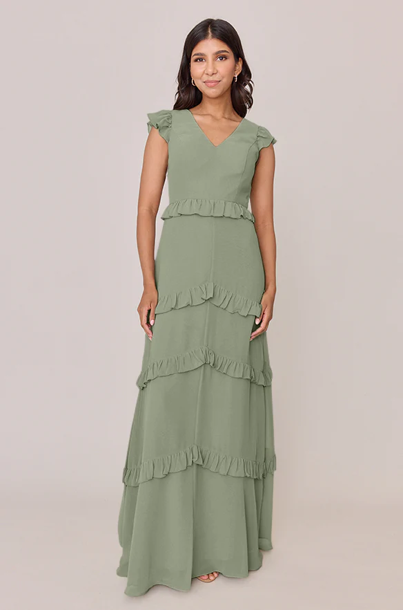 Amelia Chiffon Dress | Made To Order - Image 97