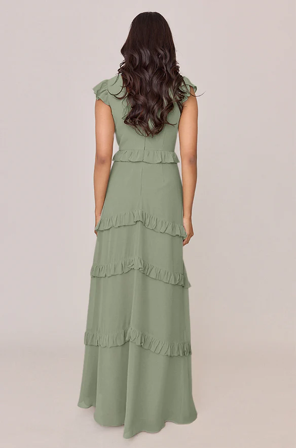 Amelia Chiffon Dress | Made To Order - Image 98