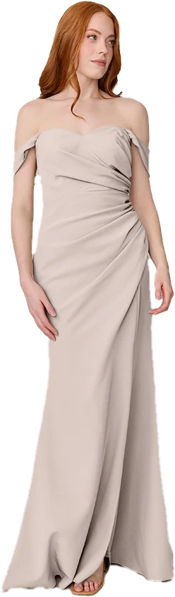 Ariel Convertible Crepe Dress | Made To Order - Image 155