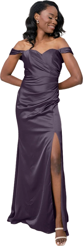 Ariel Convertible Satin Dress | Made To Order - Image 116