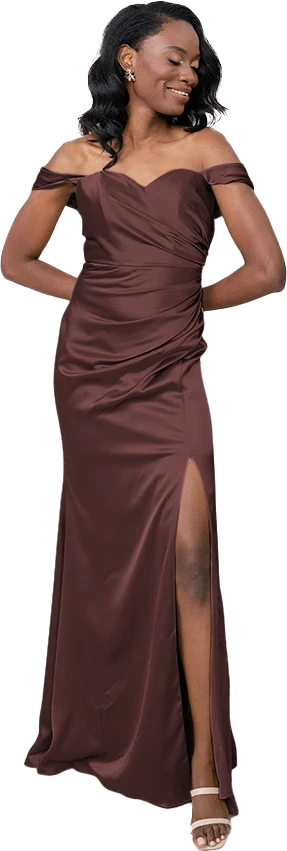 Ariel Convertible Satin Dress | Made To Order - Image 129