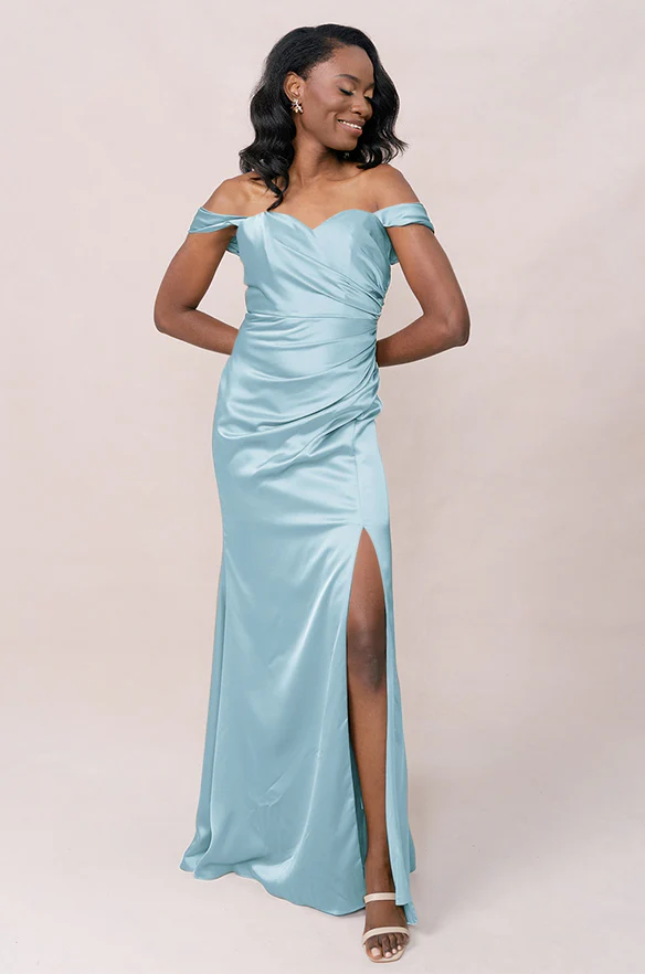 Ariel Convertible Satin Dress | Made To Order - Image 23