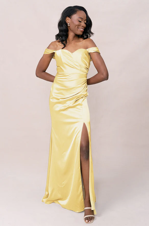 Ariel Convertible Satin Dress | Made To Order - Image 28