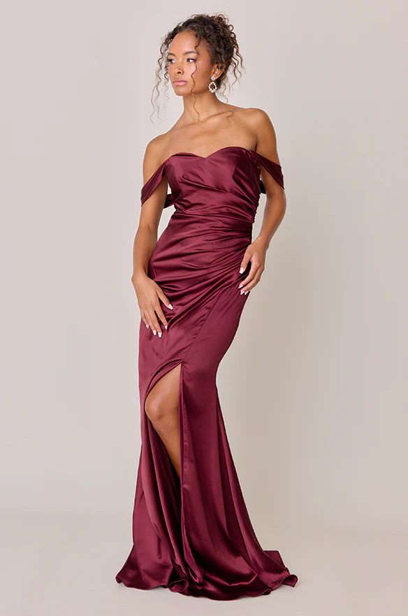 Ariel Convertible Satin Dress | Made To Order - Image 3