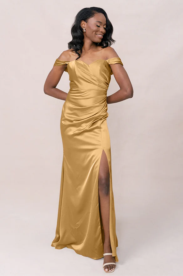 Ariel Convertible Satin Dress | Made To Order - Image 31