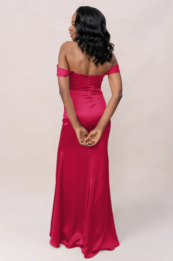 Ariel Convertible Satin Dress | Made To Order - Image 33