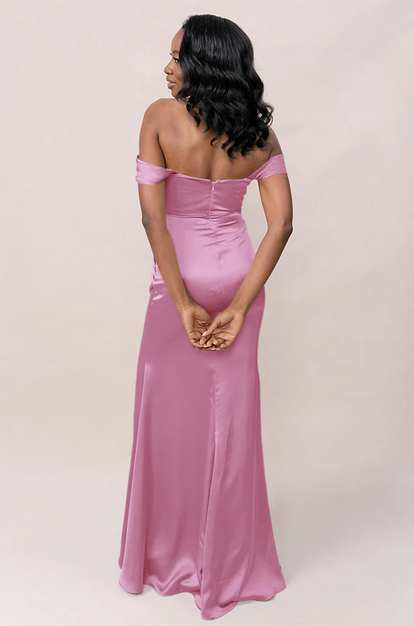 Ariel Convertible Satin Dress | Made To Order - Image 37