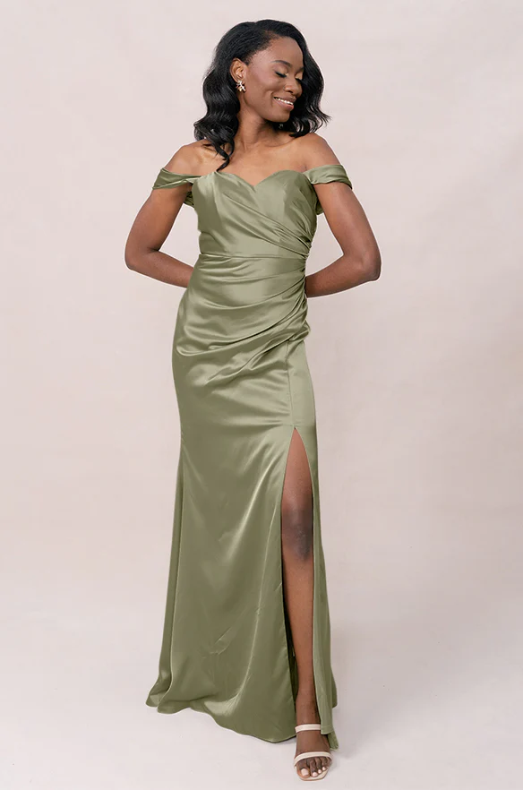 Ariel Convertible Satin Dress | Made To Order - Image 39