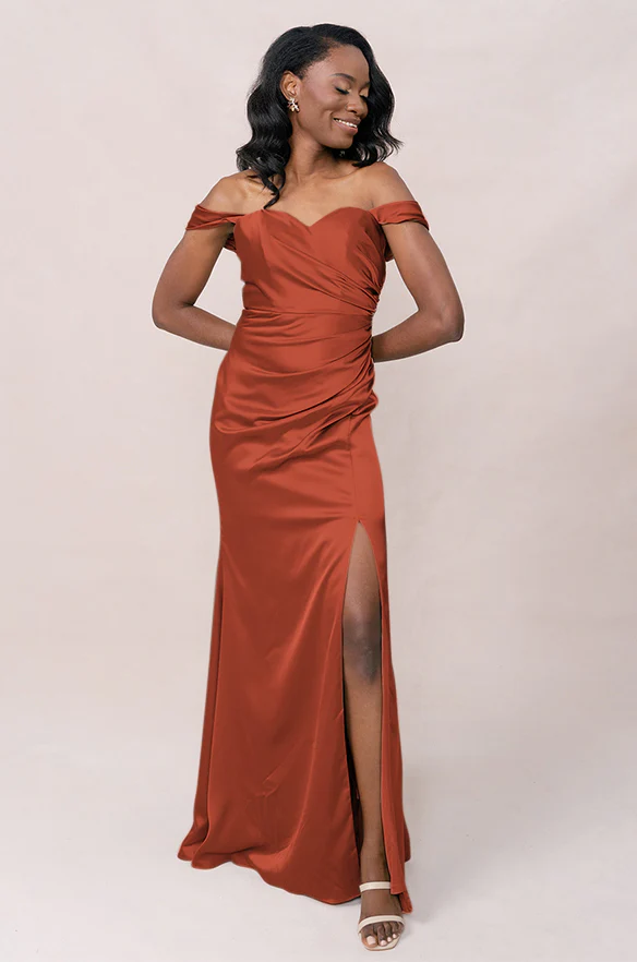 Ariel Convertible Satin Dress | Made To Order - Image 46