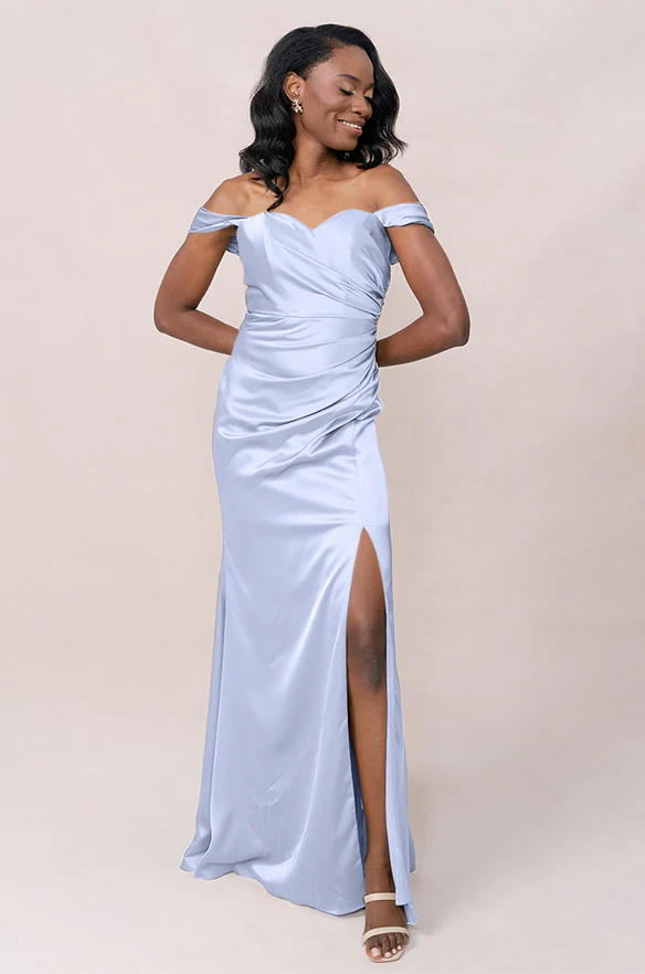 Ariel Convertible Satin Dress | Made To Order - Image 47
