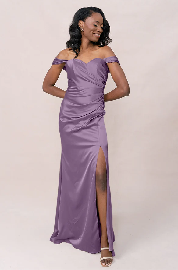 Ariel Convertible Satin Dress | Made To Order - Image 56