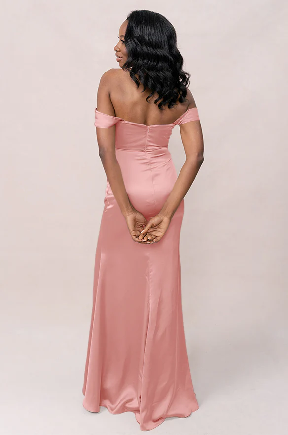 Ariel Convertible Satin Dress | Made To Order - Image 60