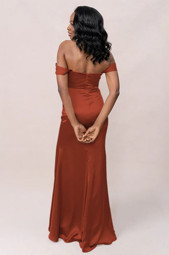 Ariel Convertible Satin Dress | Made To Order - Image 62