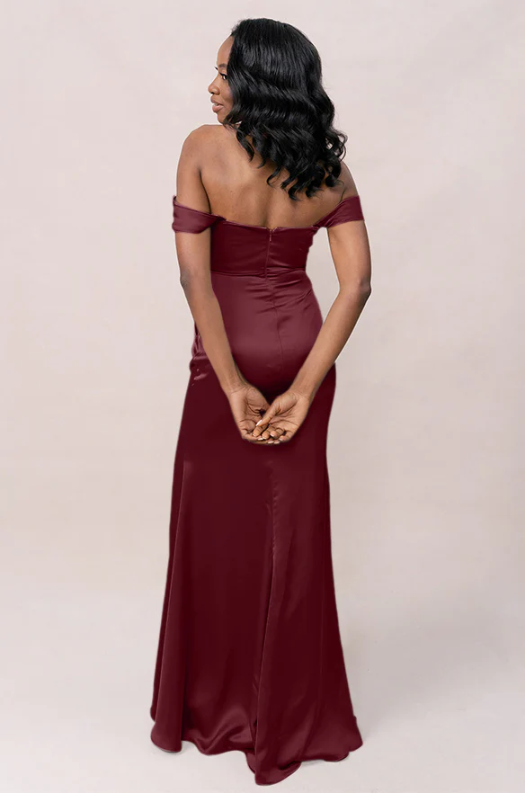 Ariel Convertible Satin Dress | Made To Order - Image 63