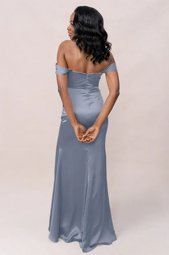 Ariel Convertible Satin Dress | Made To Order - Image 66