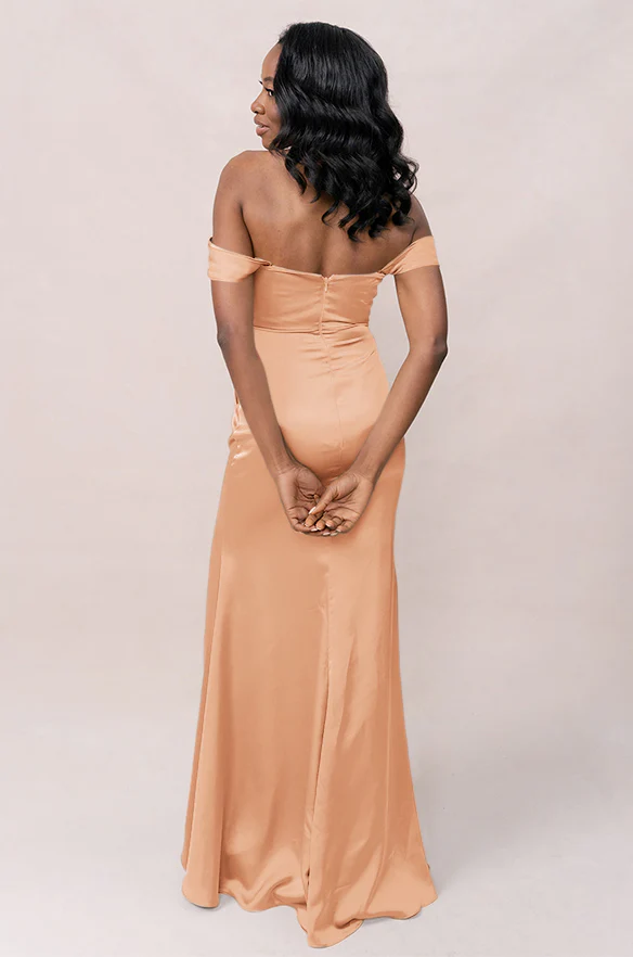 Ariel Convertible Satin Dress | Made To Order - Image 67