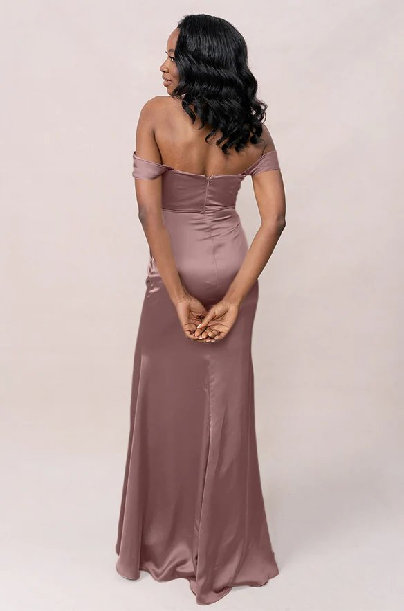 Ariel Convertible Satin Dress | Made To Order - Image 69