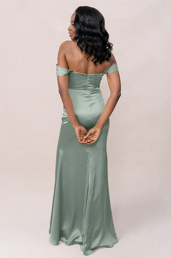 Ariel Convertible Satin Dress | Made To Order - Image 70