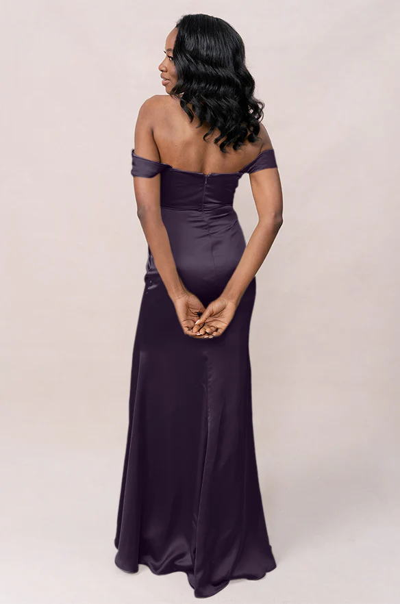 Ariel Convertible Satin Dress | Made To Order - Image 71