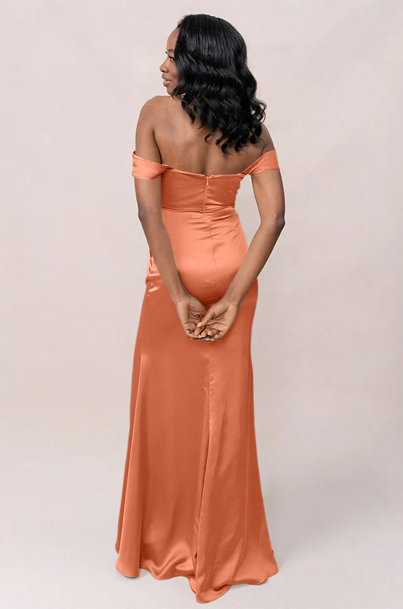 Ariel Convertible Satin Dress | Made To Order - Image 74