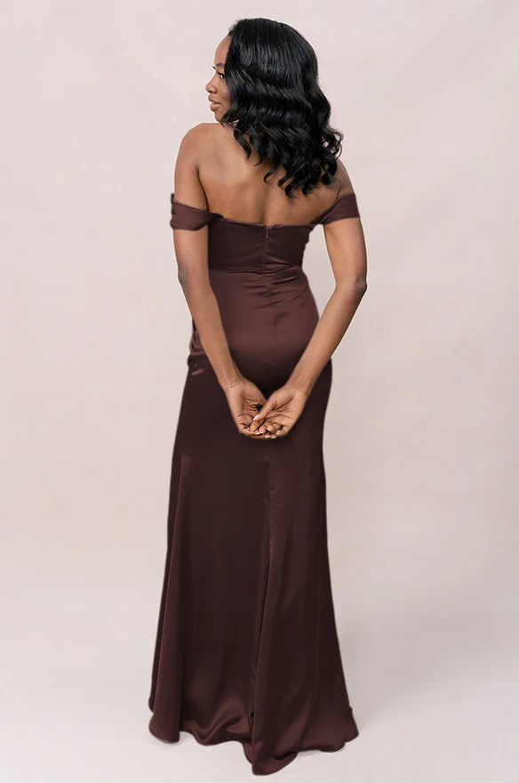 Ariel Convertible Satin Dress | Made To Order - Image 77