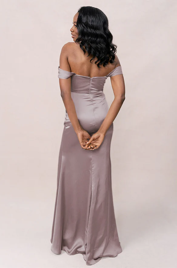 Ariel Convertible Satin Dress | Made To Order - Image 78
