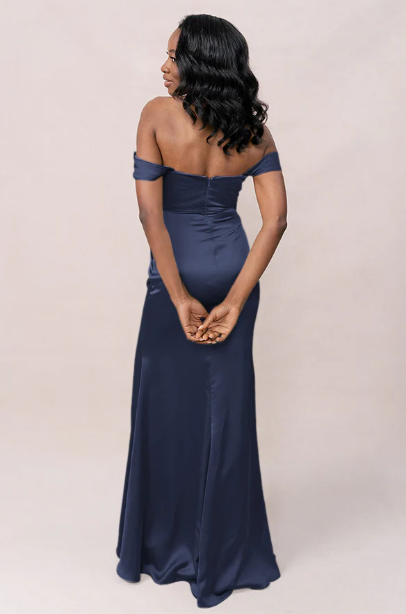 Ariel Convertible Satin Dress | Made To Order - Image 79