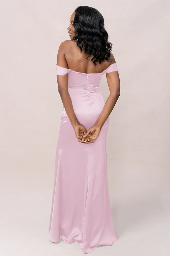 Ariel Convertible Satin Dress | Made To Order - Image 80